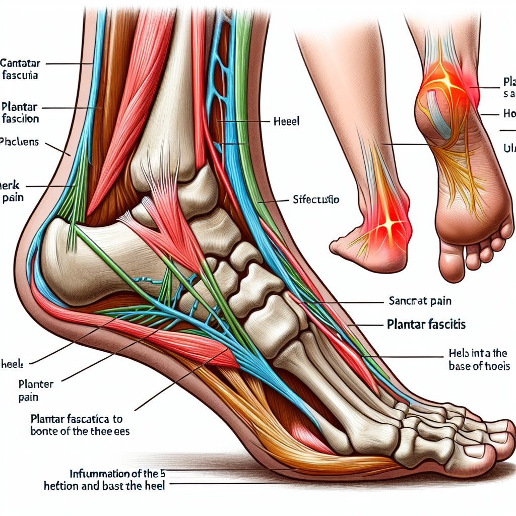 medical image of plantar fasciitis