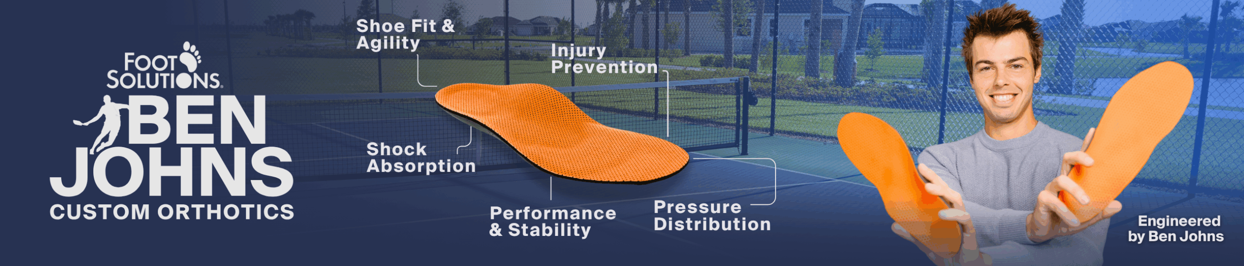 Ben Johns Custom Pickleball Orthotics